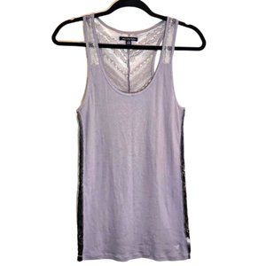 American Eagle Tank Top with Ombre Lace Back Size Large